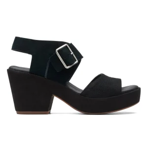 Clarks Kimmeihi Strap D – Sandales À Plateforme – Black grande marque pas cher 21