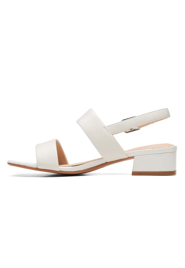 soldes ligne Clarks Seren25 – Sandales – White 1