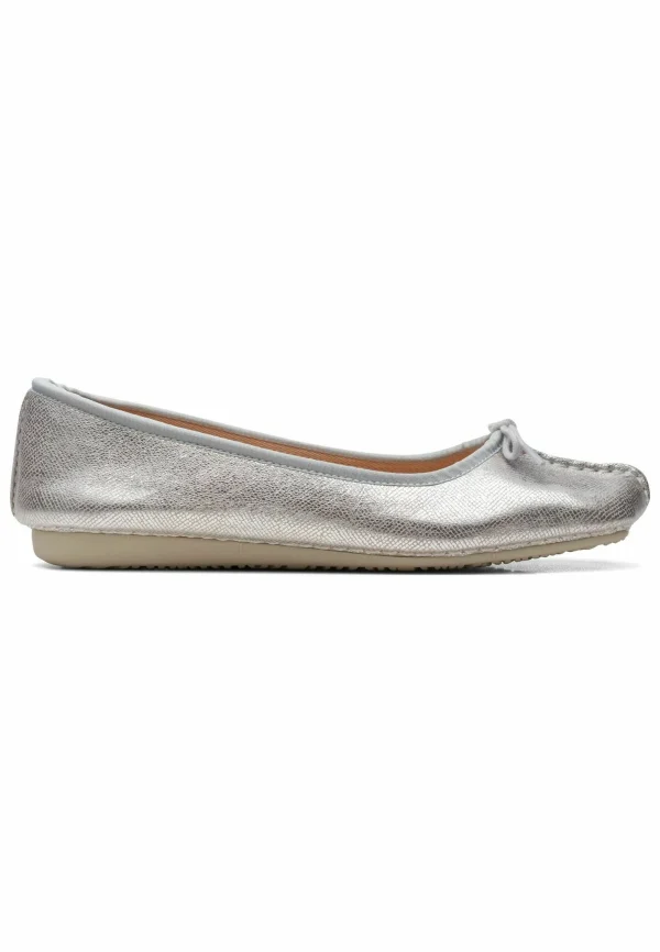 Clarks Ballerines – Silver Metallic Achat 8