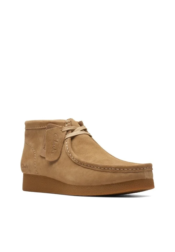 boutiqued en ligne Clarks Wallabeeevobt – D – Chaussures À Lacets – Dark Sand Suede 3