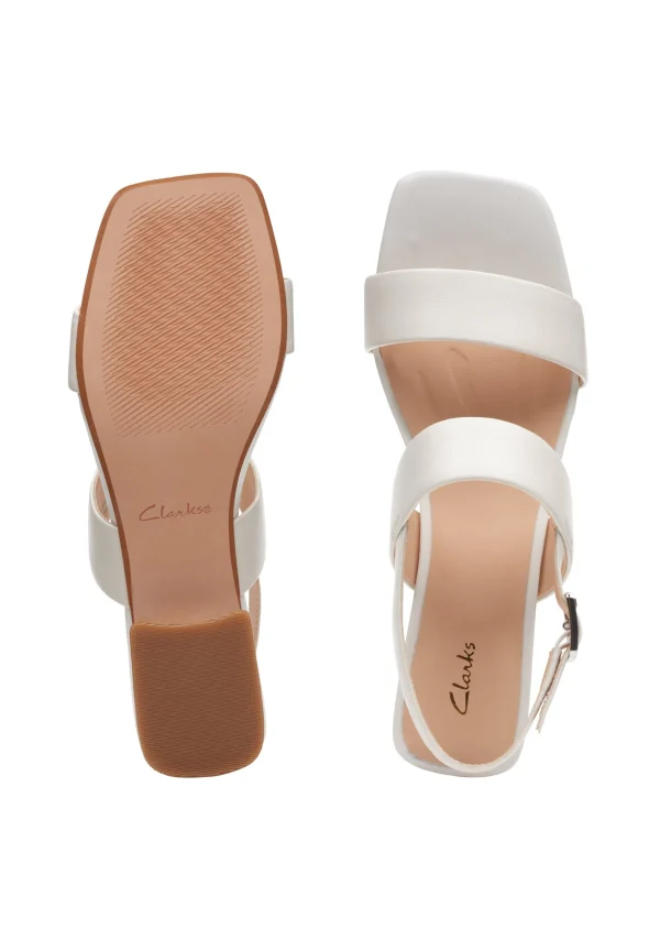 soldes ligne Clarks Seren25 – Sandales – White 5