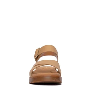 Clarks Orinoco Strap – D – Sandales À Plateforme – Light Tan Lea bas prix 14