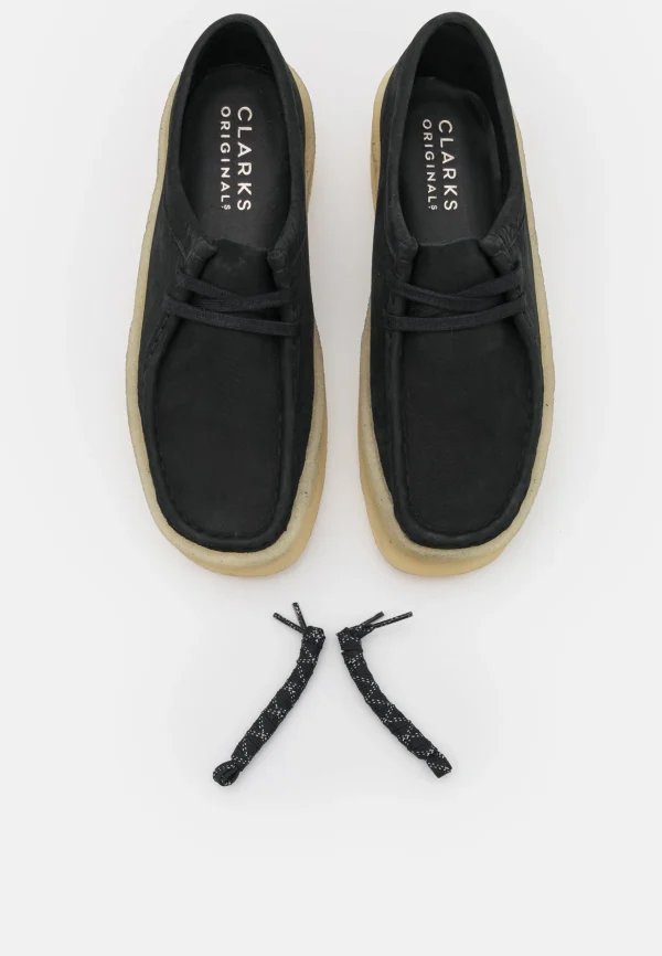 Clarks Originals Wallabee Cup – Chaussures À Lacets – Black meilleure qualité 7