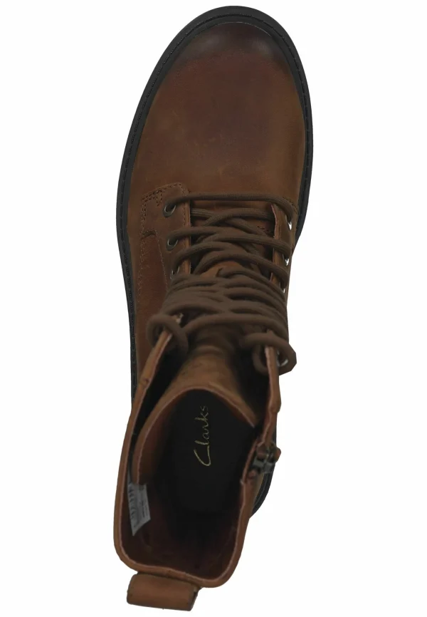 styles dernier cri Clarks Bottines À Lacets – Brown Snuff 4