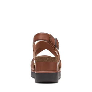 Clarks Sandales À Plateforme – Brown en promotion 15