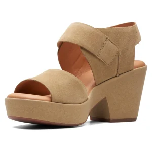 Clarks Kimmeihi Strap-D – Sandales À Plateforme – Beige mode 11