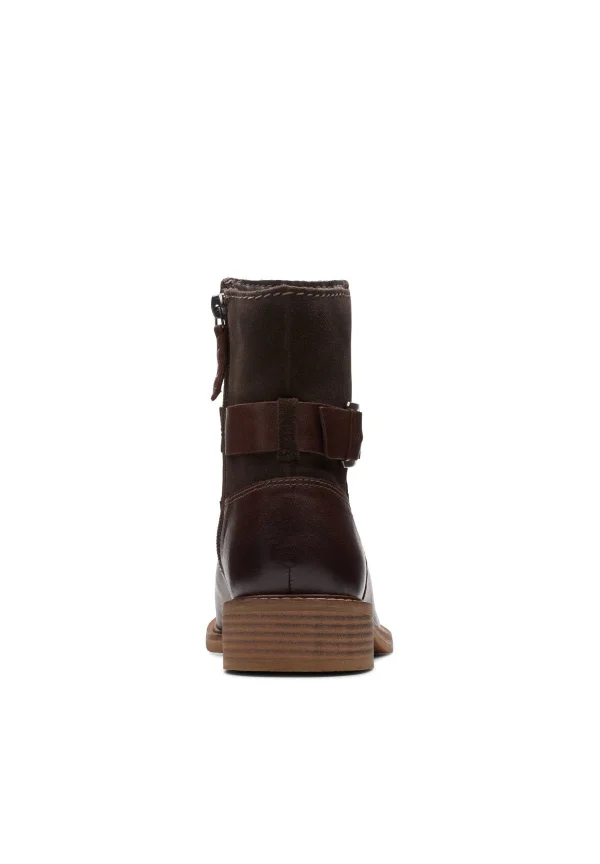 Clarks Cologne Strap – Bottines – Dark Brown Combi Vente 4