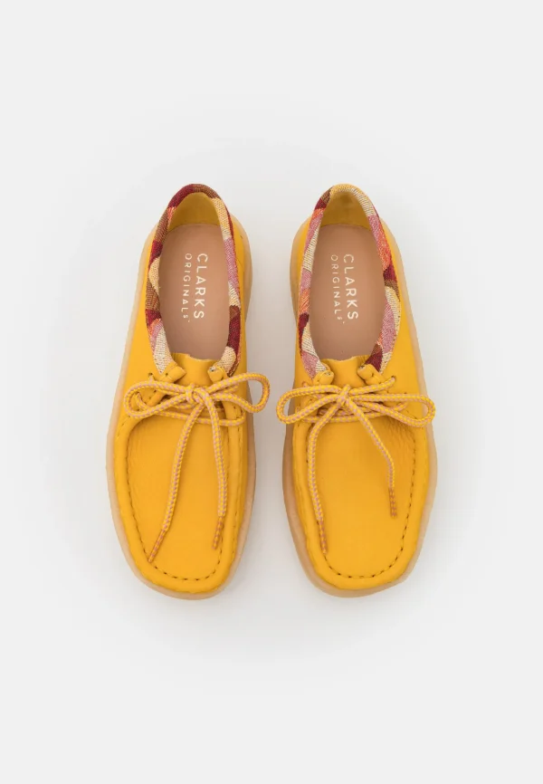 nouveau produit Clarks Originals Wallabee Cup – Mocassins – Yellow 7