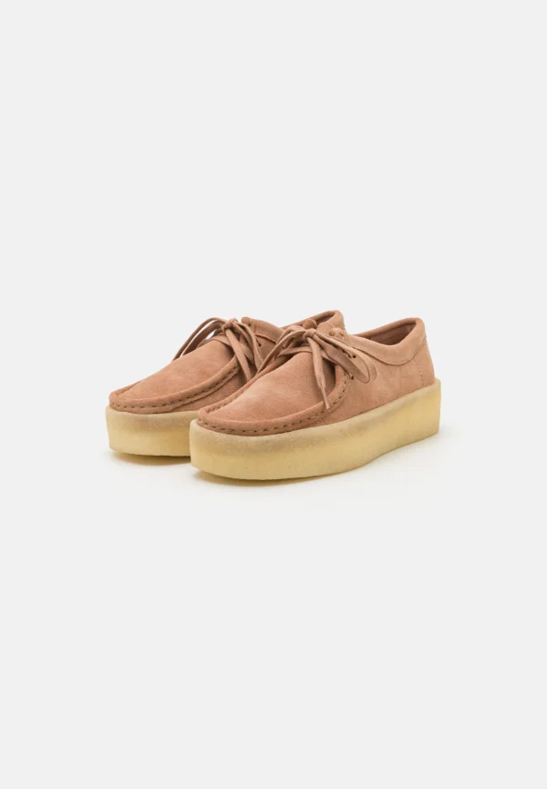 en france Clarks Originals Wallabee Cup – Chaussures À Lacets – Warm Beige 3