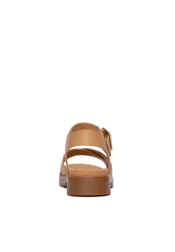 Clarks Orinoco Strap – D – Sandales À Plateforme – Light Tan Lea bas prix 4