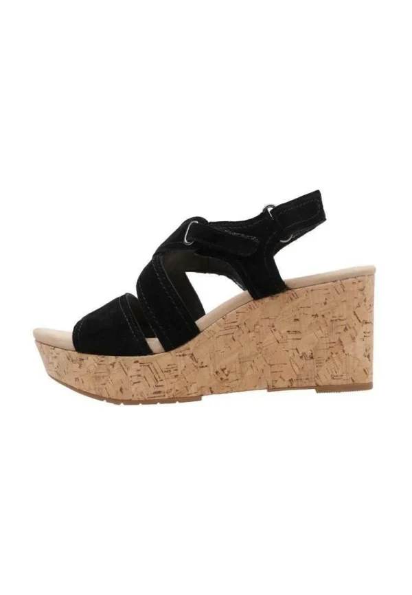 Clarks Rose Way – Sandales À Talons Hauts – Black boutique en ligne 1