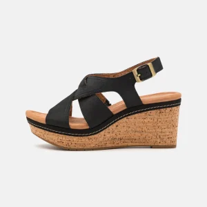 soldes en ligne Clarks Elleri Rae – Sandales À Plateforme – Black 10