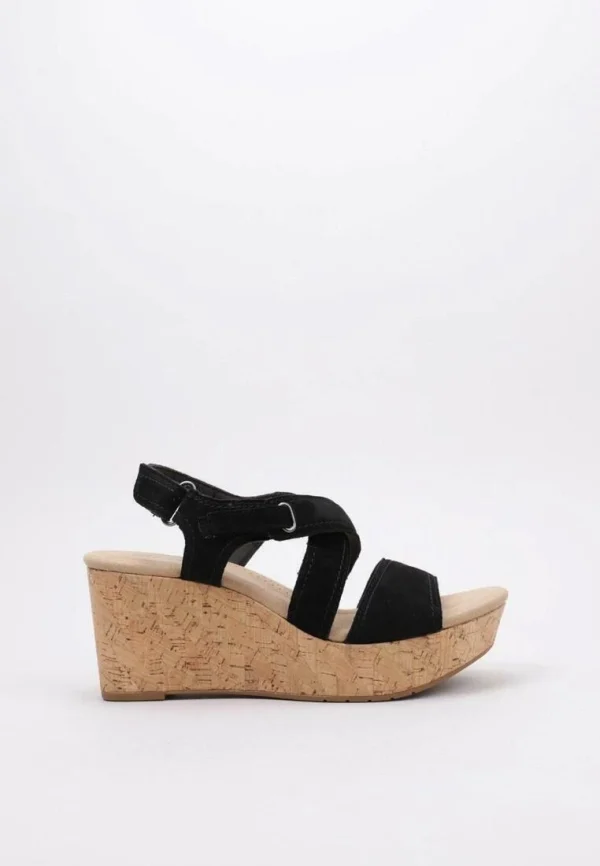 Clarks Rose Way – Sandales À Talons Hauts – Black boutique en ligne 7