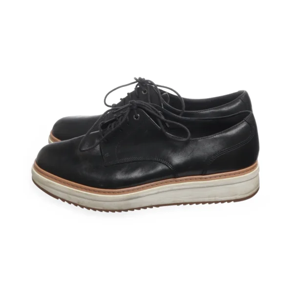 Clarks Derby Shoes Black SHOES-EU-39.5 Women design à la mode 4