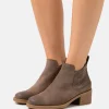 soldes luxe Clarks Memi Zip – Boots À Talons – Taupe 20