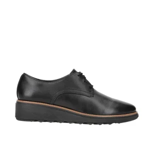 magasin pour Clarks Sharon Rae – Chaussures À Lacets – Black Leather 12