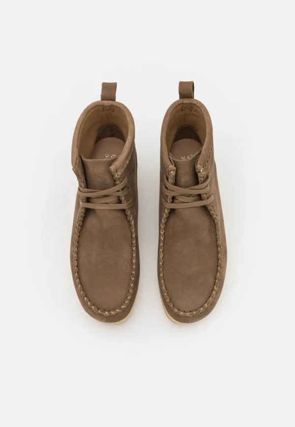 boutique en ligne france Clarks Originals Wallabee – Bottines À Lacets – Light Brown 7