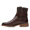 Clarks Cologne Strap – Bottines – Dark Brown Combi Vente 20