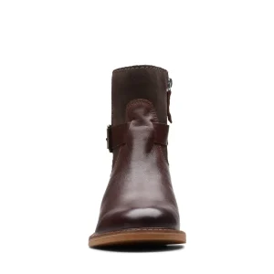 Clarks Cologne Strap – Bottines – Dark Brown Combi Vente 14