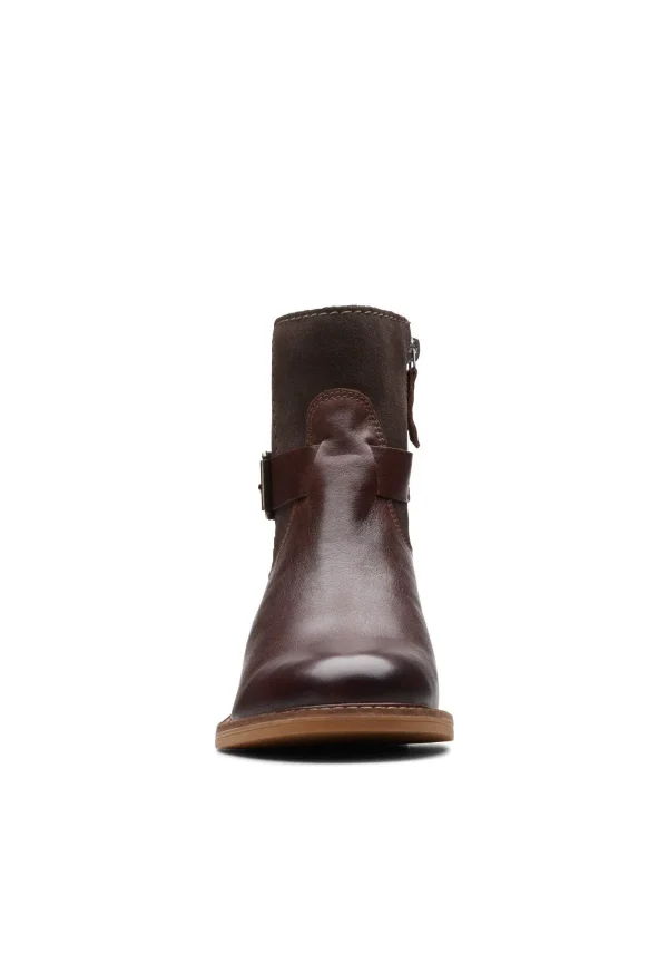 Clarks Cologne Strap – Bottines – Dark Brown Combi Vente 5