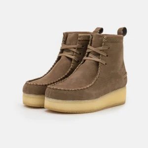 boutique en ligne france Clarks Originals Wallabee – Bottines À Lacets – Light Brown 12