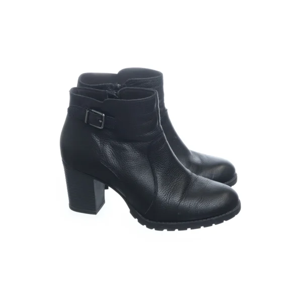 Clarks Heeled Boots Black SHOES-EU-39.5 Women marque pas cher 1