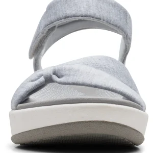 dernières Clarks Arla Shore-D – Sandales Compensées – Grey 17