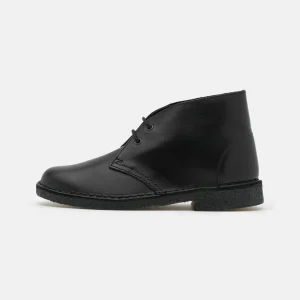 Clarks Originals Desert Boot – Boots À Talons – Black Polished authentiques 10