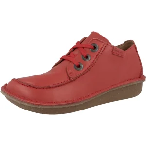 Authentic Original licence Clarks Funny Dream – Chaussures À Lacets – Red 9