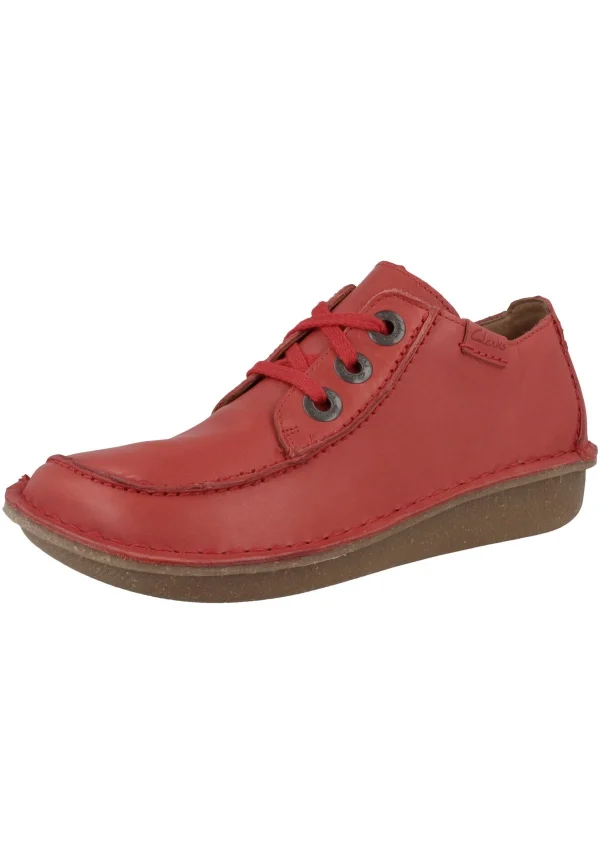 Authentic Original licence Clarks Funny Dream – Chaussures À Lacets – Red 3