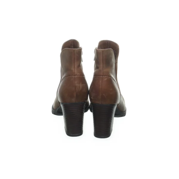 Clarks Heeled Boots Brown SHOES-EU-39.5 Women grossiste 5