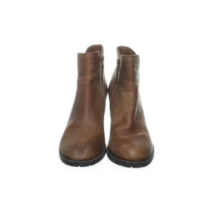 Clarks Heeled Boots Brown SHOES-EU-39.5 Women grossiste 9