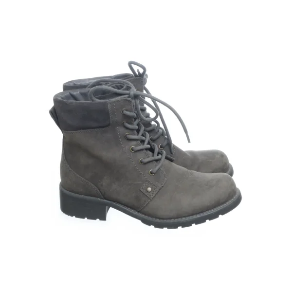 en vente Clarks Laced Boots Gray SHOES-EU-39.5 Women 1