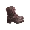 Clarks Laced Boots Brown SHOES-EU-37 Women marque pas cher 28