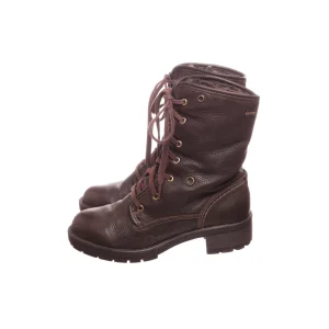 Clarks Laced Boots Brown SHOES-EU-37 Women marque pas cher 12